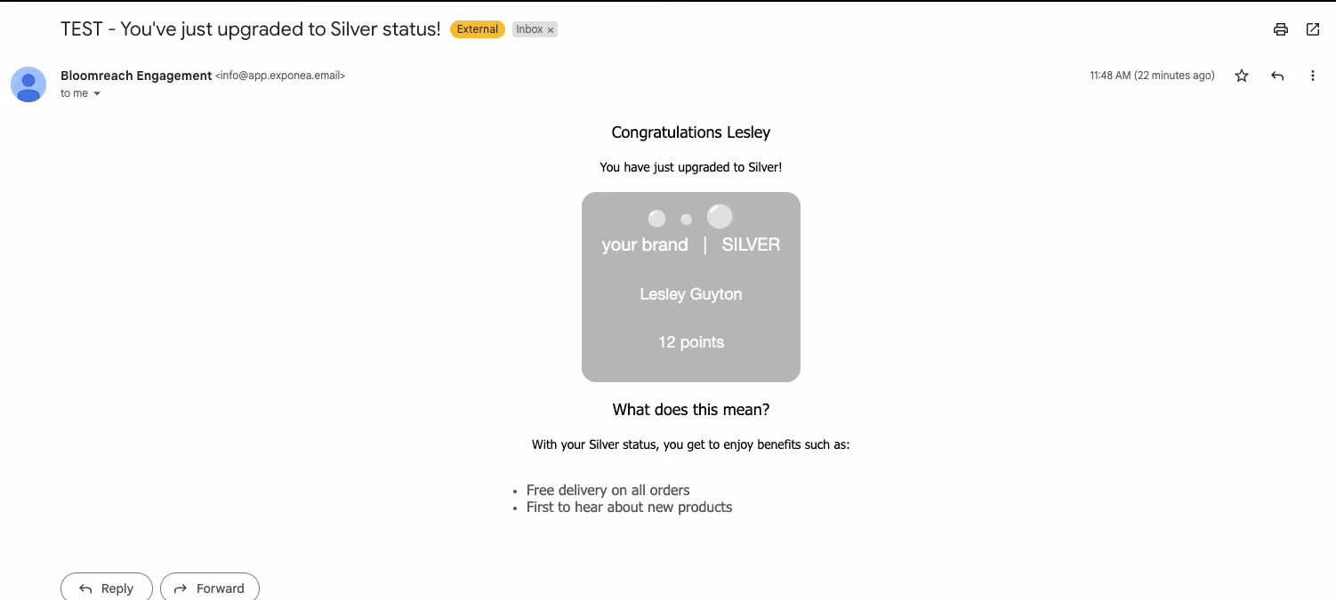 Plug and Play Use Case Center Loyalty Program implementation Example