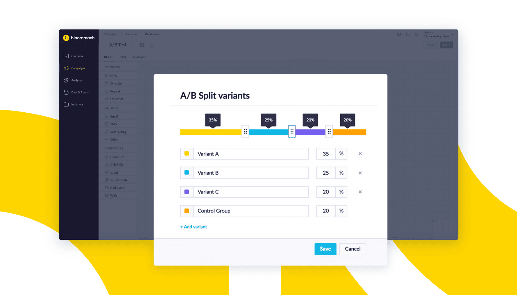 A/B testing is a key way to optimize for purchases or average order value.