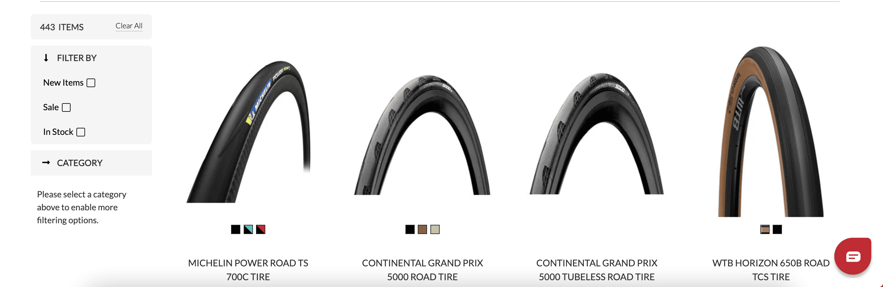 Liste des produits Jenson USA