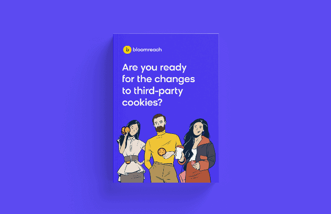 Mockup of a book interface for a cookieless quiz, showcasing digital design elements and interactive features.