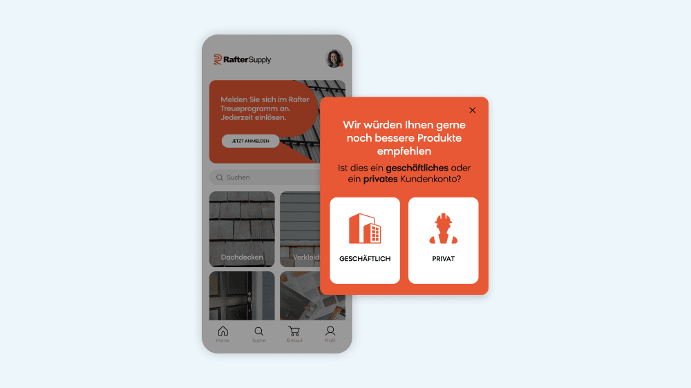 Bloomreach zeigt, wie ihr Produkt Kundenpräferenzen mit einer Zero-Party-Datenerfassung auf einer Website oder App ermitteln kann
