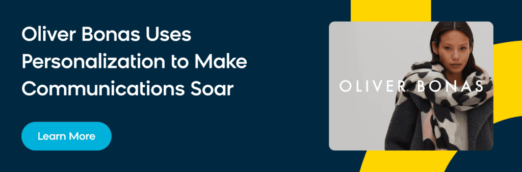 Oliver Bonas is a Bloomreach Engagement customer using personalization