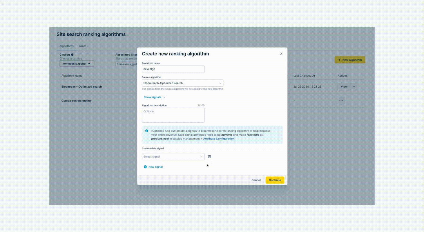 Using Bloomreach's AI Studio to fully customize the ranking algorithm
