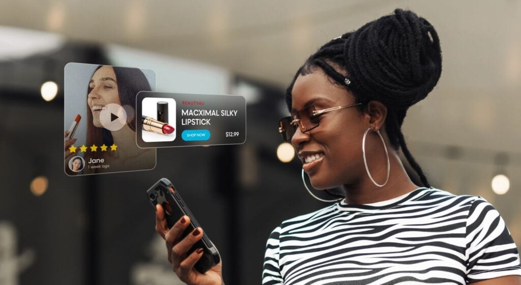 Product page featuring user-generated review