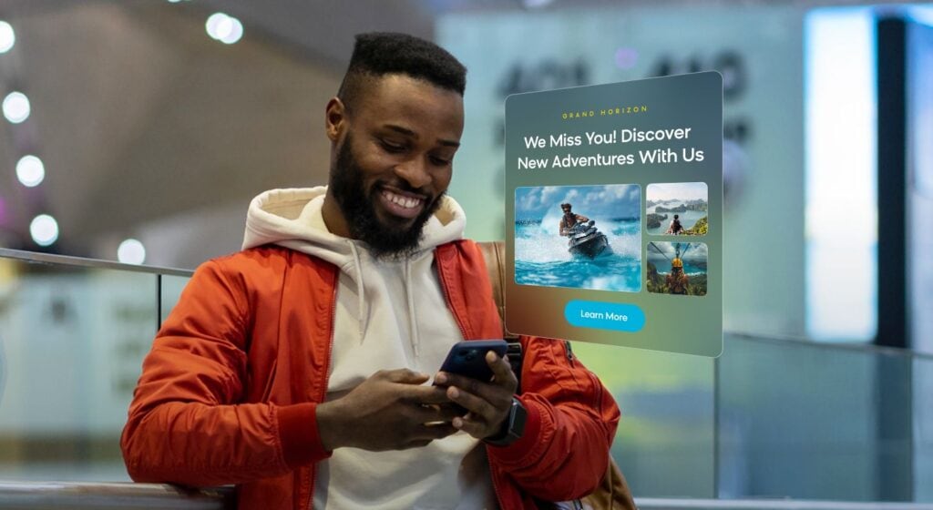 Sending a personalized win-back "we miss you" travel campaign using Bloomreach