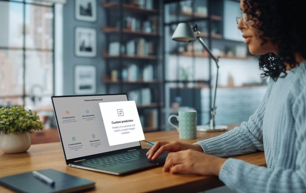 Using AI-driven custom predictions to create personalized shopping experiences