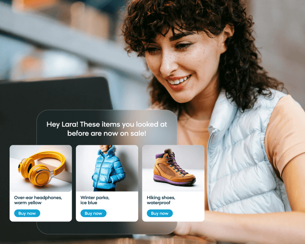 Use machine learning to personalize shopping experiences for customers